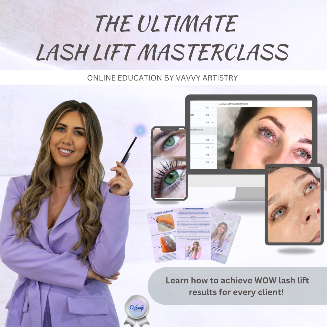 Lash lift masterclass by Vavvy artistry