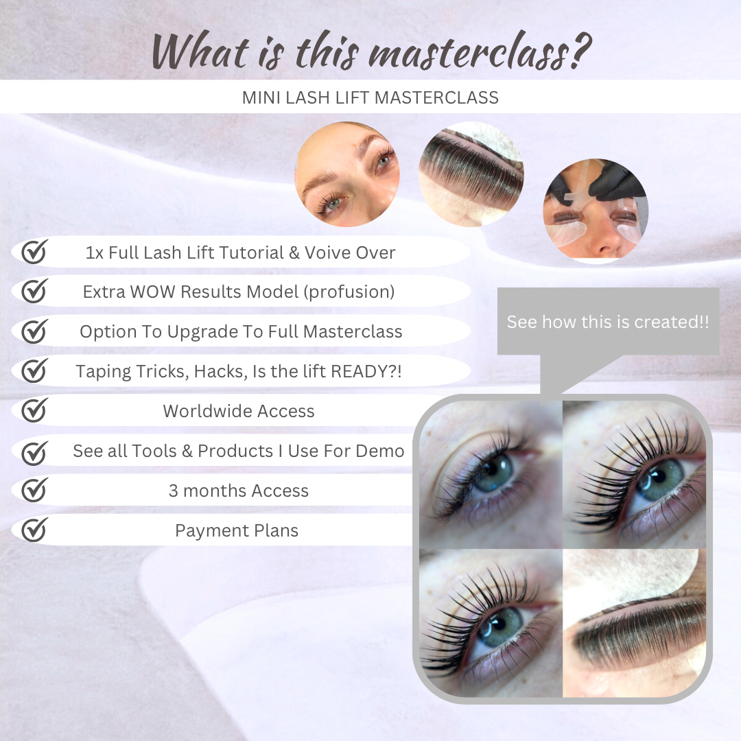 Mini Lash Lift Masterclass